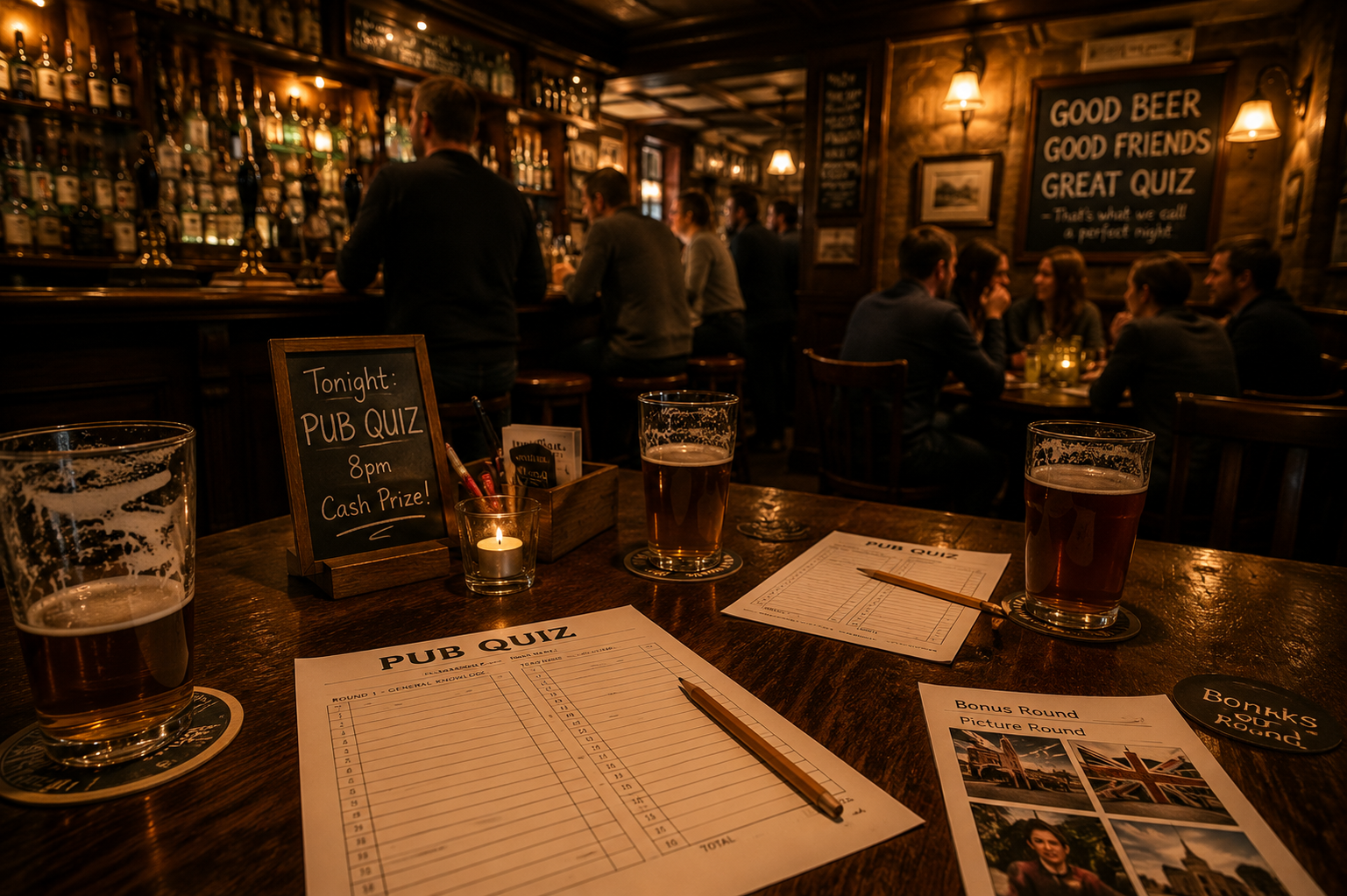 The lost art of the British pub quiz